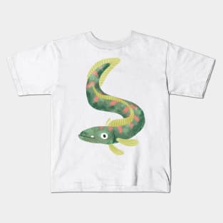 Little Green Eel Kids T-Shirt